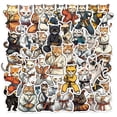 thumbnail image 1 of Paquete de pegatinas con tema de gato de Kung-Fu, 50 unidades, para álbumes de recortes y más, 1 of 2