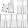 thumbnail image 1 of Yeanifeana 8Pcs Transparent Flosser Dispenser Container, Project Storage Case Portable Creative Storage Box, Dental Toothpick Holder Floss Travel Case for Teeth Cleaning Cotton Swab, 1 of 7