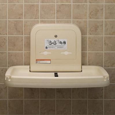 wall changing station
