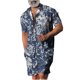 thumbnail image 1 of Conjuntos de Tops Para Hombre Camisas Informales Conjuntos de Blusas Cárdigan Con Botones de Cobertura Conjunto de Pantalones de Playa de Manga Corta Con Estampado de Cobertura Odeerbi ODB152134, 1 of 4