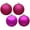 Fuchsia, variant on Vickerman 10" Emerald 4-Finish Ball Ornament Assortment, 4 per Bag