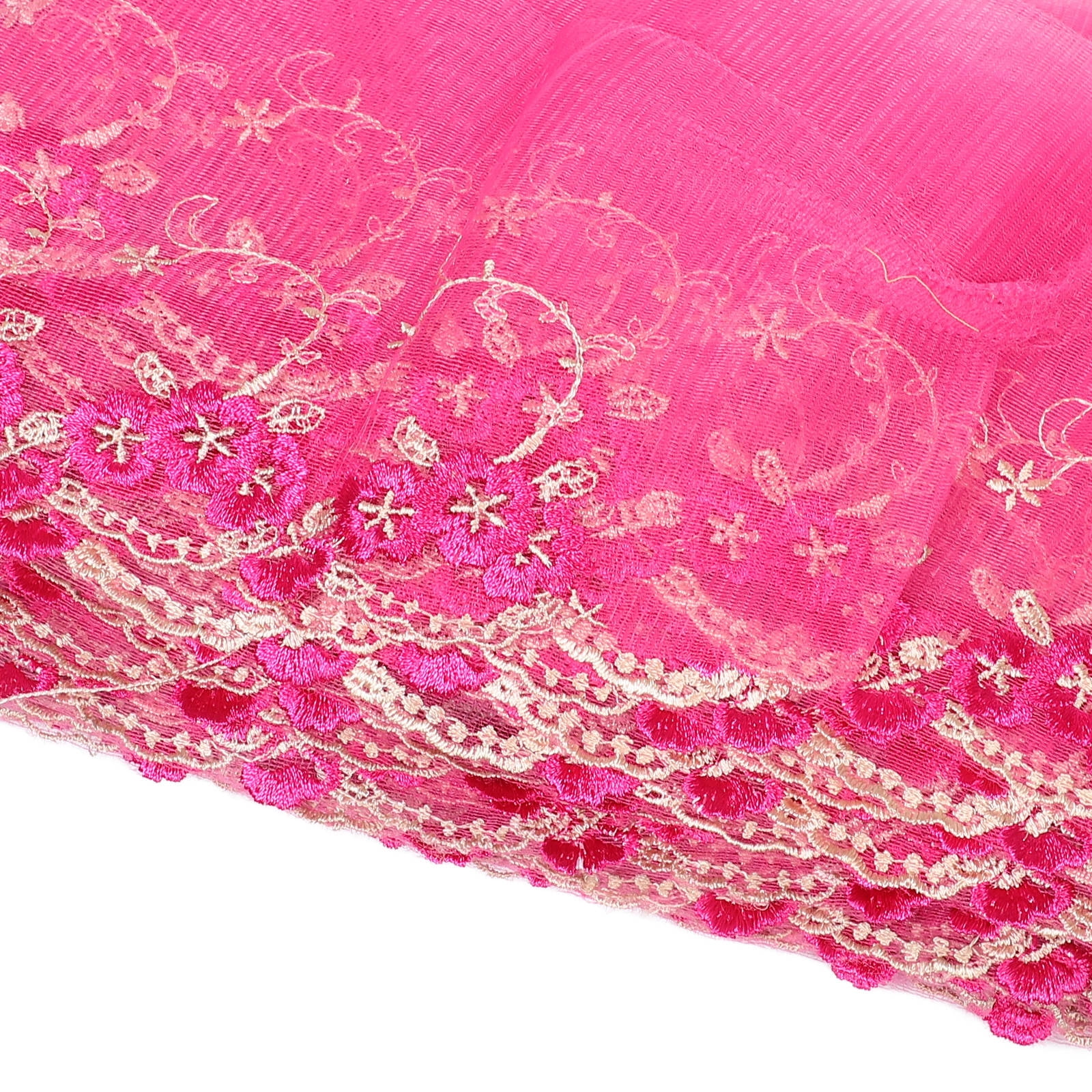 AURARMLET Rosy Lace Ribbon Fabric Trim for Fashionable Sewing and DIY Scrapbook Accessories