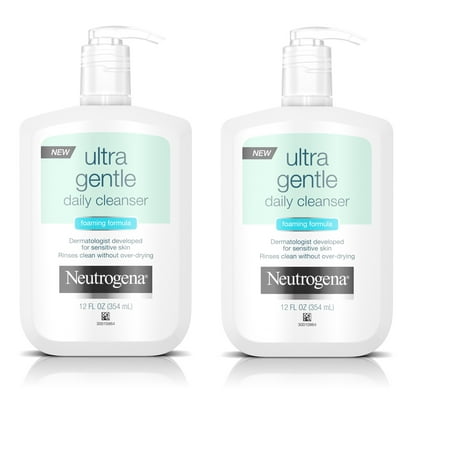 Neutrogena Ultra Gentle Daily Foaming Facial Cleanser 12 fl. Oz - 2 Pack