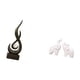 thumbnail image 5 of Escultura abstracta de con fuego, estatua de resina, adorno moderno de colección, figura artesanal ideal para regalar o decorar el hogar., 5 of 8
