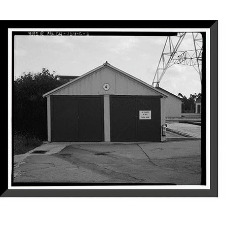 Historic Framed Print, Chollas Heights Naval Radio Transmitting Facility, Public Works Shop, 6410 Zero Road, San Diego, San Diego County, CA - 2, 17-7/8" x 21-7/8"