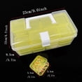 thumbnail image 3 of arctrm Bead Organizer 32 Grids with Hinged Lid Dustproof Sturdy Bead Storage Containers Craft Organizers for Small Items DIY Storing Yellow, 3 of 3