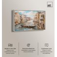 thumbnail image 2 of Tuscan Waterway Canvas Coastal Classic Art by Art Remedy, Silver Frame, 15" x 10", 2 of 7