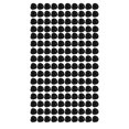 thumbnail image 1 of 160 Pcs Black Nylon Insert Hex Lock Nut M6x0.35inch for Furniture Repair, 1 of 2
