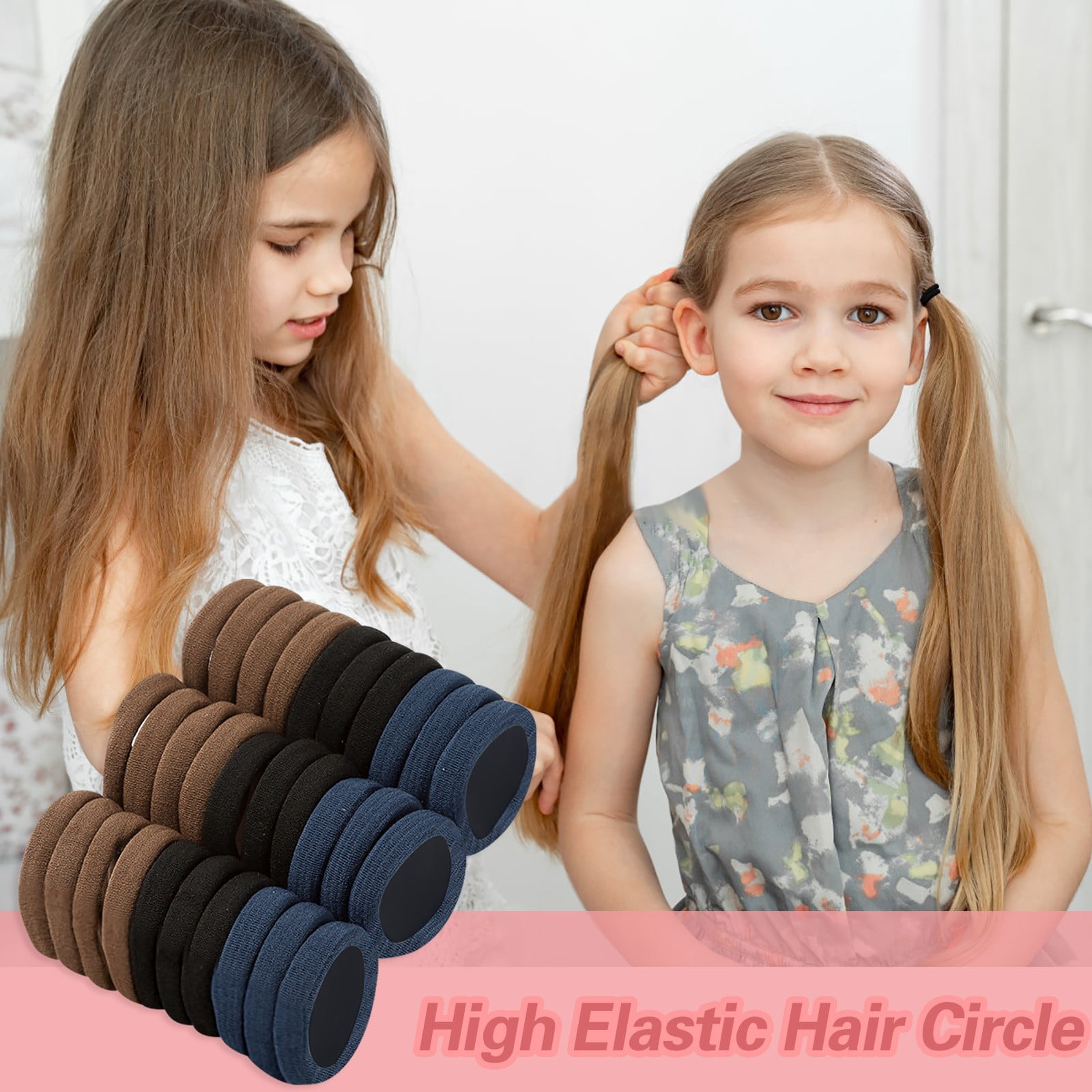 Small Elastic Hair Bands for Women's Hair Large Hair Scrunchies for Thick Hair 10 Or Less Items for Moms Cheer Bows for Cheerleaders Thin Hair Ties for Girls Barrettes And Scrunchies 4 Items Rubber