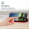 thumbnail image 4 of For Xiaomi 14T Pro Case Handbag Imprinted Triangle Leather Phone Cover - Green, 4 of 5