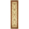 thumbnail image 2 of SAFAVIEH Lyndhurst Isadora Traditional Bordered Area Rug, Ivory/Rust, 8' x 8' Round, 2 of 7
