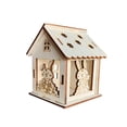 thumbnail image 2 of Kit de manualidades de casas de primavera de madera, manualidades de Pascua, manualidades creativas de madera en 3D para pintar Estilo D, 2 of 7