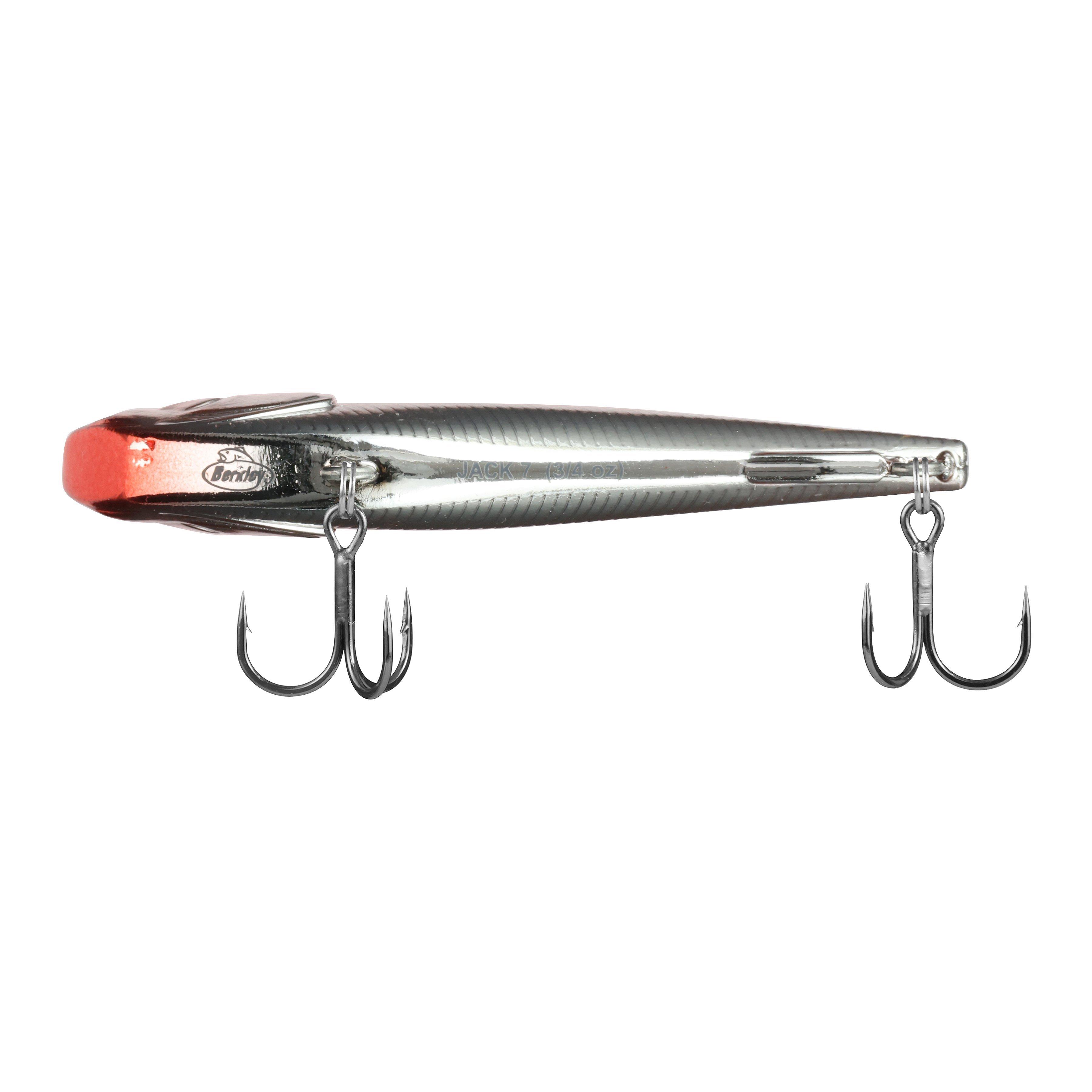 Berkley Jack, 7, 3/4 oz, Chrome Red Perch