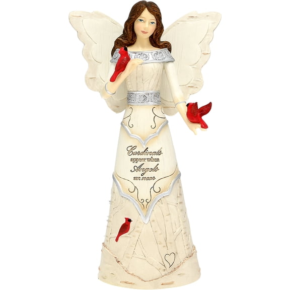 Pavilion Gift Company - Cardinals Appear - 7.5" Angel with Cardinals