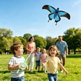 thumbnail image 2 of Handheld Rod Dynamic Wing Mini Kite with Spool Line, Butterfly Bird Eagle Pattern Flying Kite Toy for Kids Adults Park Beach Backyard Outdoor Activity Supplies, 2 of 9