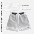 thumbnail image 3 of FORMRS Boys Swim Trunks Quick Dry Mesh Liner Boardshorts Sizes XS-XL, White Skeleton, 3 of 7