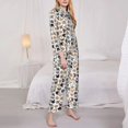 thumbnail image 5 of Wukai Cute Cats Print Women's Pajama Set - Soft Long Sleeve Sleepwear for Comfort and Style-Small, 5 of 9