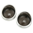 thumbnail image 1 of Turn Signal Lens Visors, Heat Treated Trim Front Rear 2PCS Turn Signal Lens Cover Dustproof  Replacement For TOURING FLHX 2000-up For Motorcycle  + Smoky, 1 of 8