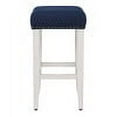 thumbnail image 4 of WestinTrends 24 inch Counter Stool for Island, Kitchen Dining, Bar, with Solidwood Leg, Navy Blue, 4 of 8