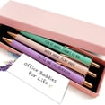 thumbnail image 4 of Boreal Craft Chocolate Pen Pens for Women Fall Pens Pen Three Piece Ballpoint Pen Cool Women's Pen Pen Diary Pen Cute Pen Set 5ml, 4 of 7