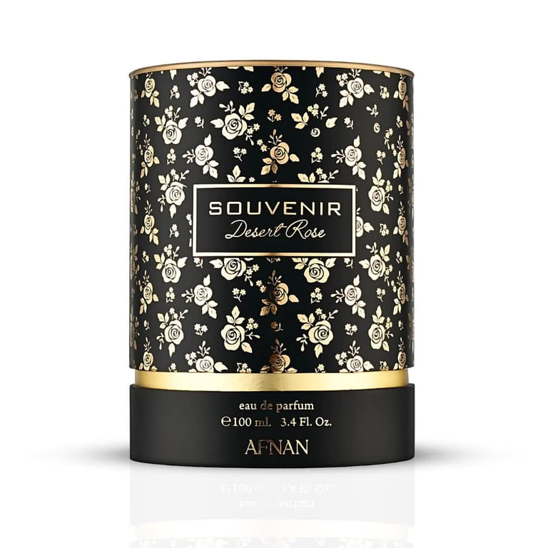Afnan Souvenir Desert Rose EDP Spray for Women, 3.4 oz, Fruity