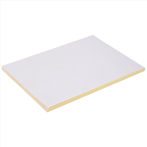 50 Hojas A4 Autoadhesivo Impermeable Etiqueta Adhesiva Papel de Superficie Mate para Impresora InyeccióN Tinta Copiadora