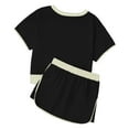 thumbnail image 6 of NMMUED Skirt Sets Women 2 Piece Outfits Skort Set Athleisure Sets Women Golf Skorts for Woman Athletic Sets for Women, Black L, 6 of 7
