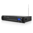 thumbnail image 4 of Sound Town 180W 6-Zona 70V/100V amplificador de potencia comercial con Bluetooth, aluminio, para res, 4 of 5