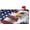 American Flag and Eagle, variant on 4th of July Patriotic Flower Mailbox Covers Magnetic Standard Size 18" X 21",American Flag Independence Day Mailbox Wraps Post Letter Box Cover for Holiday Garden Yard Decor
