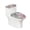 Datura Floral, variant on HELLHERO American Flag Deer Toilet Lid Covers Set Universal & Dust-Proof Toilet Covers Set Easy to Clean Pack of 2