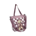 thumbnail image 1 of Bolso de hombro para mujer de gran capacidad: diseño cruzado versátil para la escuela o Púrpura, 1 of 8