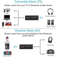thumbnail image 2 of Transmisores Bluetooth 5.0, adaptadores portátiles de carga inalámbrica para televisores y receptores de audio para sistemas automotrices., 2 of 5