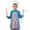 Colorful Stripe Unicorn, variant on Colorful Stripe Unicorn Pattern Kids Aprons for Girls and Boys,Adjustable Neck Strap Toddler Aprons for Kids Cooking Baking