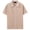 Khaki, variant on Ymyiu Mens Polo Men's Short Sleeve Polo Shirts Vintage Knitted Shirt Casual Button Down Golf Shirts Size 2XL(Khaki, 2XL)