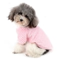 thumbnail image 5 of Jersey polar para perros/gatos pequeños, abrigos de invierno cálidos, jersey para mascotas, chaqueta para cachorros, camisa, sudadera (rosa, M), 5 of 5