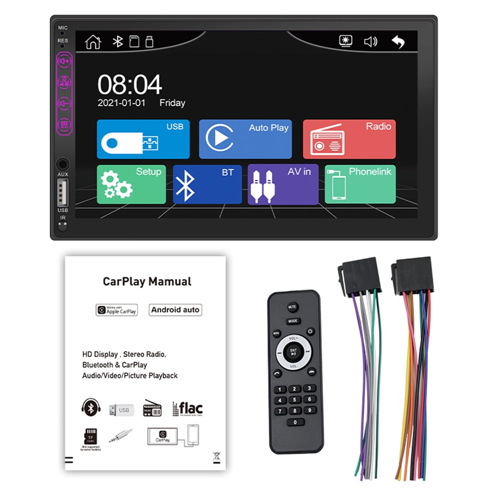7 Inch HD Capacitive Screen MP5 Player Car Multimedia Center AUX and