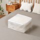 thumbnail image 1 of Caja de almacenamiento plegable de plástico para debajo de la cama | Organizador EVA inodoro y a prueba de humedad | Translúcido blanco | Gran capacidad para almohadas, mantas, abrigos, juguetes, 1 of 7