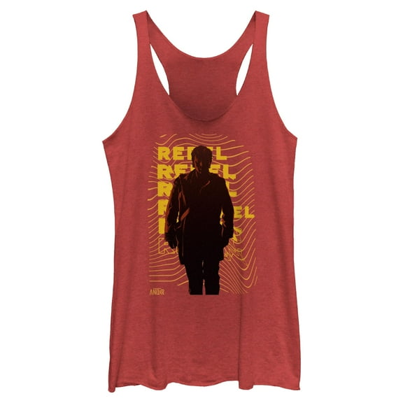 Womens Star Wars: Andor Cassian Rebel Racerback Tank
