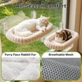 thumbnail image 3 of Behome Cat Window Perch, Window Hammock for Cats with 4 Strong Suction Cups, Sturdy Hammock Window Seat with Cushion Bed Cover, Indoor Cat Bed, 3 of 7