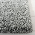 thumbnail image 4 of SAFAVIEH Royal Juliet Solid Plush Shag Area Rug, Silver, 8' x 10', 4 of 8