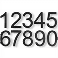 8-inch-floating-house-number-digital-sign-modern-residential-street