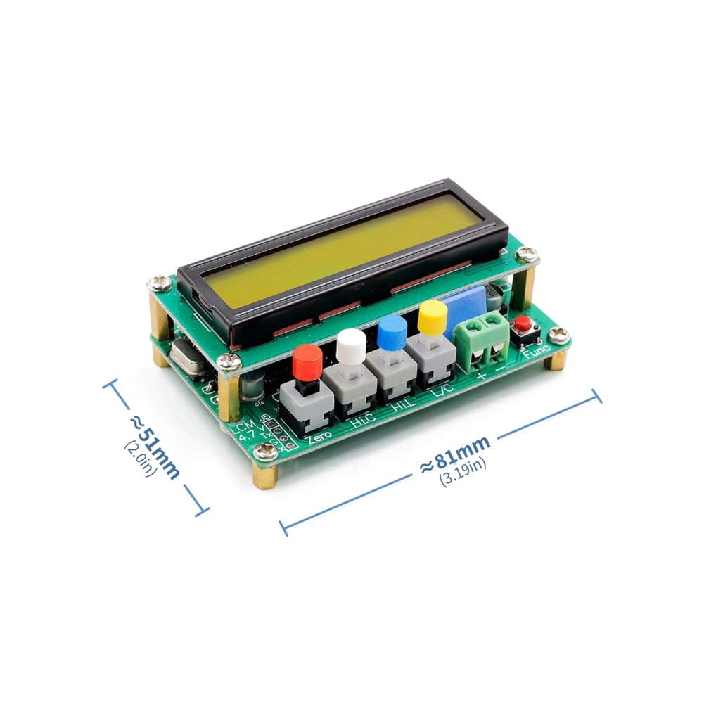 Treedix LC100-A Digital L/C Meter LC100A Multimeter 4 Gears Capacitance and Inductance Meter