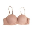 thumbnail image 2 of Amidoa Underwire Bras for Older Women Bronze Push-up Demi-Cup Solid Bras Brasieres for Womens S, 2 of 6