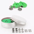 thumbnail image 2 of Coofit Shoe Laces Fashion Elastic Flat Shoelaces with Metal Accessories & Case, 2 of 9