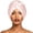 Pink, variant on Miaoju Adjustable Silk Bonnet Satin Curly Hair Wrap for Sleeping Women Breathable Night Turban for Small Large Short Coily, Double Layer