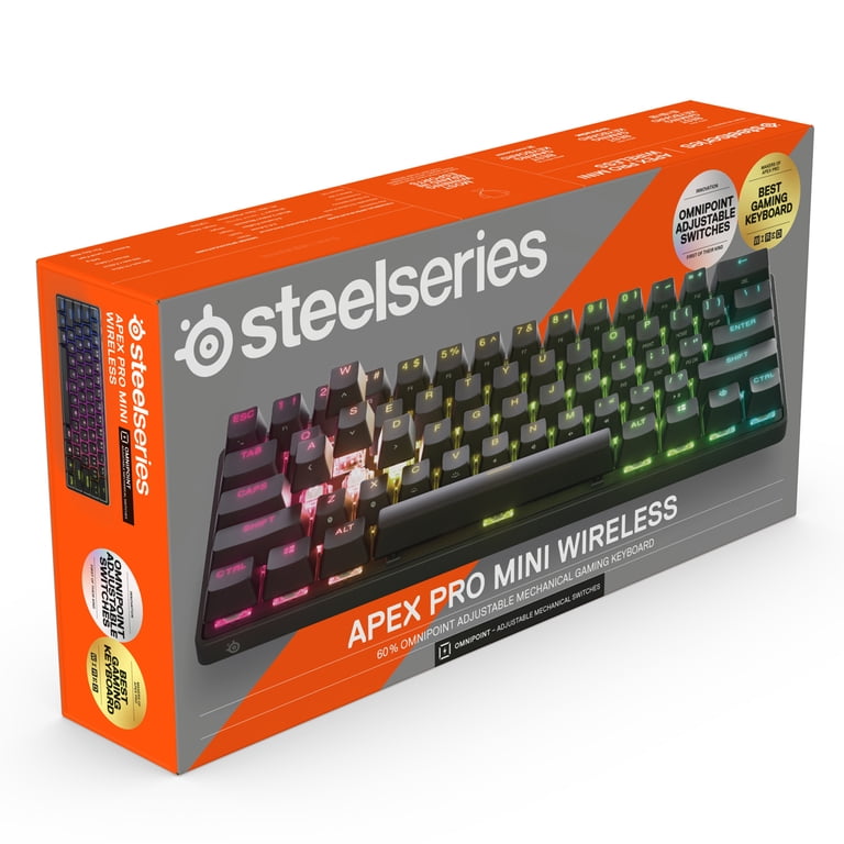 SteelSeries Apex Pro Mini WL 本体 SteelSeries, Apex Pro Mini Wireless Mechanical Gaming Keyboard