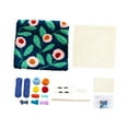 thumbnail image 2 of Luzkey Punch Needle Pillow Cover Pillow Case Crochet yarns with Basic Tool Cover Embroidery for Beginners Rug Carpet Blue, 2 of 7