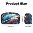 thumbnail image 5 of Shark USB Organizer Waterproof Oxford Cloth Hard Drive Case Small Travel Cable Box Organizer 5.9x9.44x3.14 in, 5 of 6