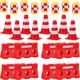 thumbnail image 2 of 36 piezas de mini conos de tráfico, mini vallas y cubos, juego de juguetes para el tráfico en carretera, juguetes de modelos de tráfico, 2 of 4