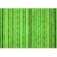 thumbnail image 1 of Ahgly Company Indoor Rectangle Abstract Green Modern Area Rugs, 2' x 5', 1 of 4